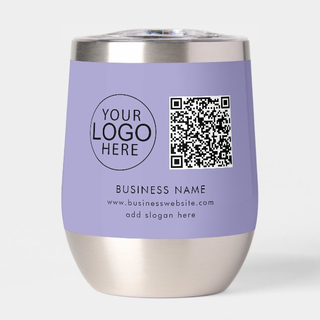 Geschäftslogo QR Code Unternehmenswerbung (Vorderseite)