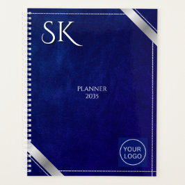 Geschäftslogo Royal Blue Leather 2026 Custom Planer