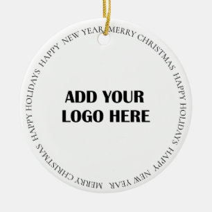 Geschäftslogo und Kundeninformation   Keramik Ornament