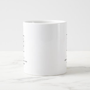 Geschäftslogo Unternehmens-Swag Individuelle Riese Jumbo-Tasse