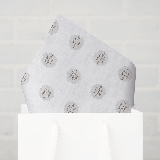 GESCHÄFTSLOGO VERPACKUNG modern professionell verp Seidenpapier (Geschenktüte)