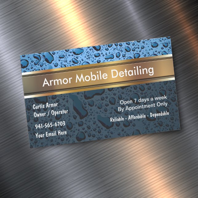 Geschäftsmagnete für Kraftfahrzeug-Mobilfunk Magnetische Visitenkarte (Von Creator hochgeladen)