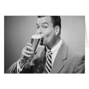 Geschäftsmann Drink Beer