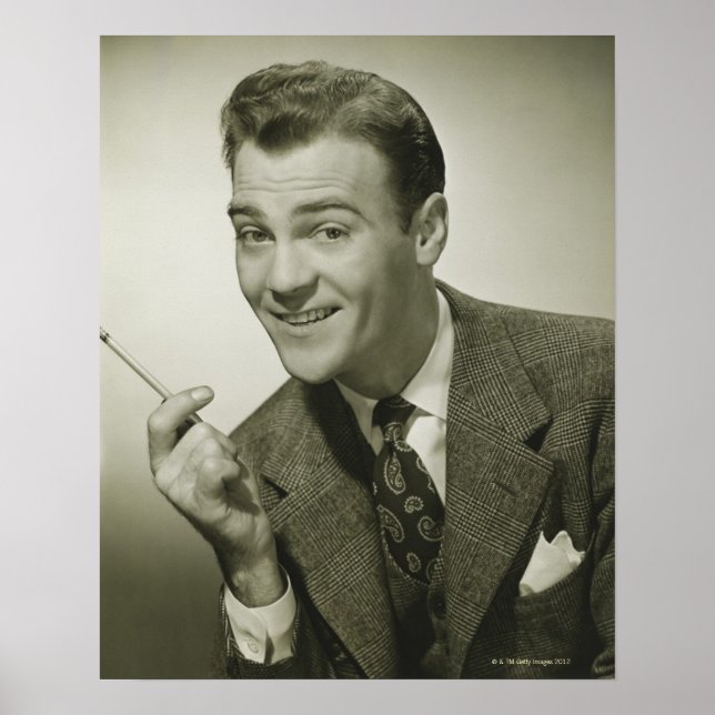 Geschäftsmann Poster (Vorne)