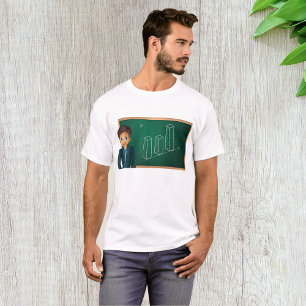 Geschäftsmann präsentiert Mens T - Shirt