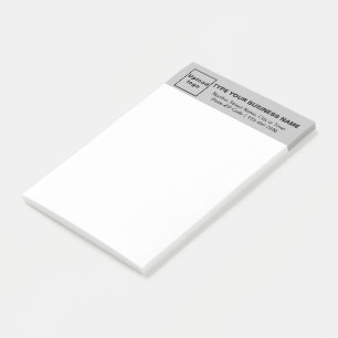Geschäftsmarke auf grauer Überschrift von Lang Post-it Klebezettel