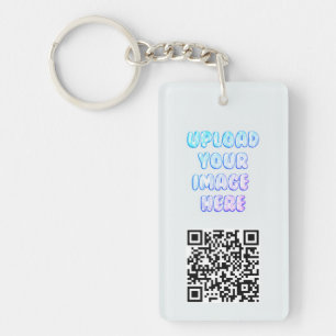 Geschäftsmarke und QR-Code-Logo-Schlüsselanhänger Schlüsselanhänger