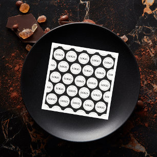 Geschäftsmodell des Business-Party für das Logo de Serviette