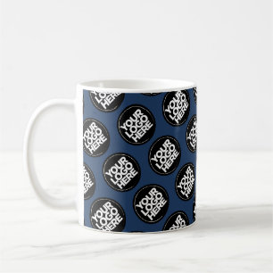 Geschäftsmodell Navy Blue Custom Kaffeetasse