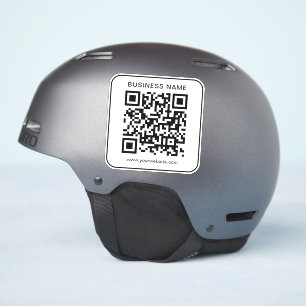 Geschäftsname Url QR-Code-Vorlage Einfach benutzer Aufkleber