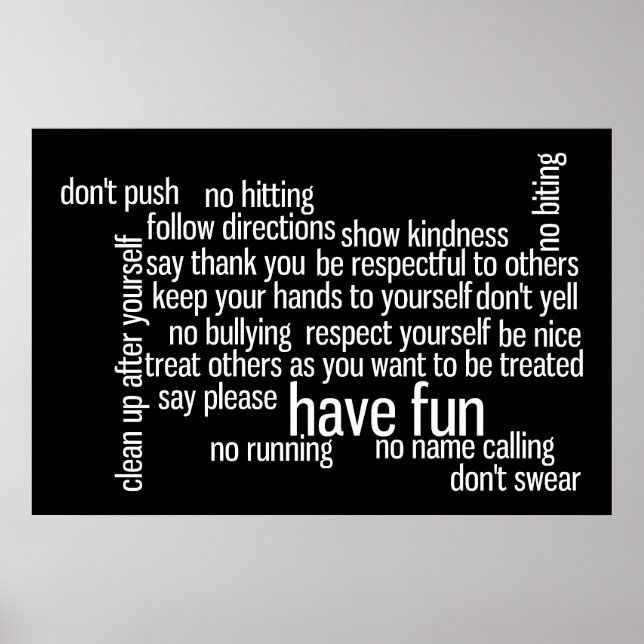 Geschäftsordnung des Parlaments Poster (Vorne)