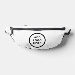 Geschäftsorganisation Event Logo Weiß personalisie Bauchtasche
