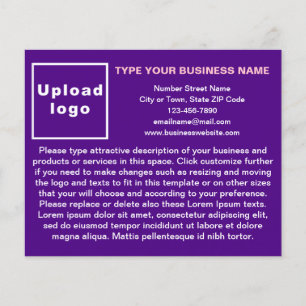 Geschäftsprodukte oder -dienstleistungen für Lila  Flyer