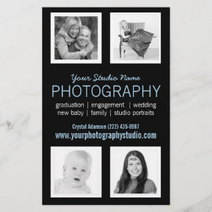 Geschäftsprospekt für professionelle Fotografen Flyer