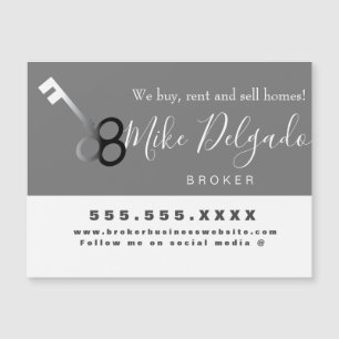 Geschäftsschlüssellogo für House Sales Rental Brok Magnetkarte