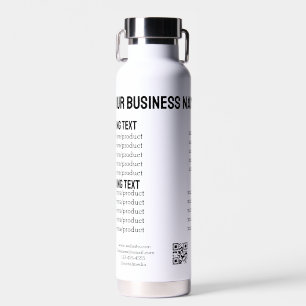 Geschäftsservice-Produkte Preisliste Menükarte  Trinkflasche