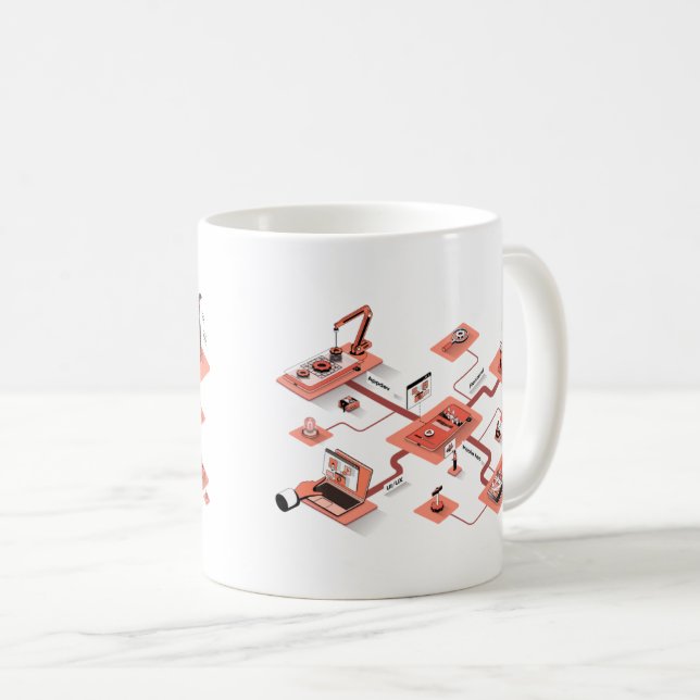 Geschäftsskalierung Kaffeetasse (VorderseiteRechts)