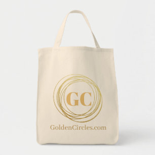 Geschäftstasche für Lebensmittel - Golden Circles Tragetasche