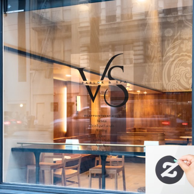 Geschäftstür-Aufkleber Fensteraufkleber (Café-Fenster)