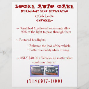 Geschäftsübersicht Flyer