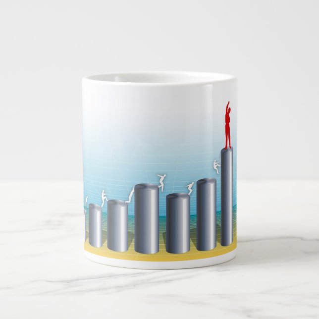 Geschäftsübersicht Jumbo-Tasse (Vorderseite)