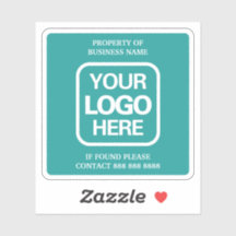 Geschäftsvermögen | Aquamarin | Weißes Logo