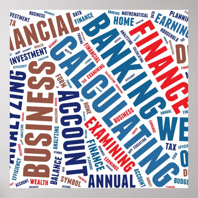 Geschäftswörter Poster (Vorne)