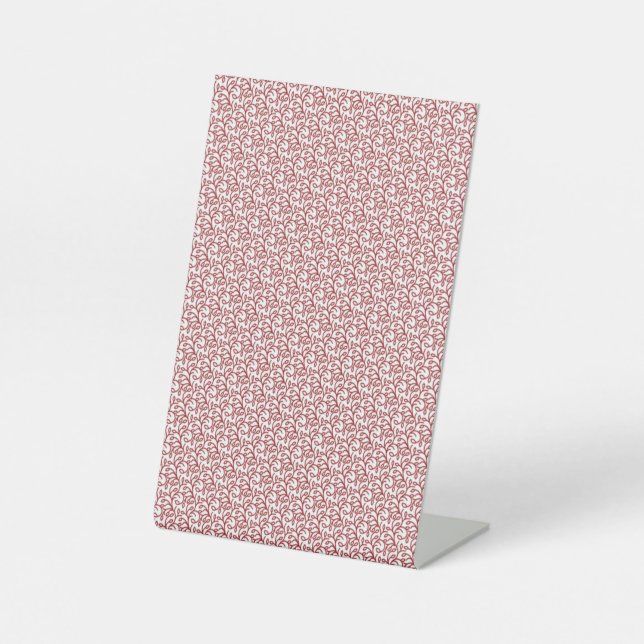 Geschäftszeichen für kundenspezifisches Pedestal u Sockelschild (Vorderseite)