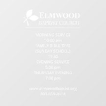 Geschäftszeiten mit Logoklammern