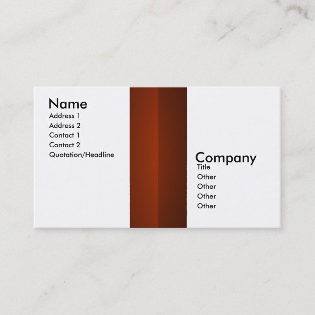 Geschäftszentrum-Sammlung Visitenkarte (Vorderseite)