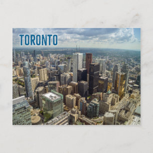 Geschäftszentrum Toronto Postkarte