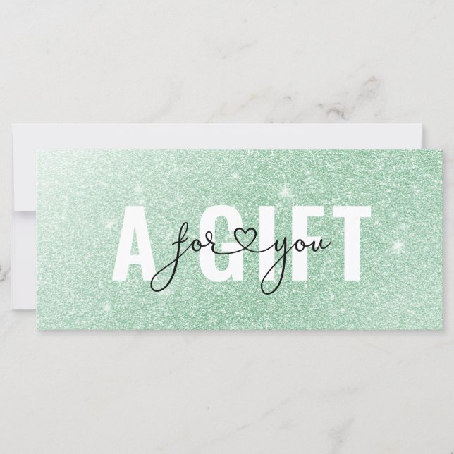 GESCHÄFTSZERTIFIKAT FÜR GRÜNE GLITZER (Vorderseite)