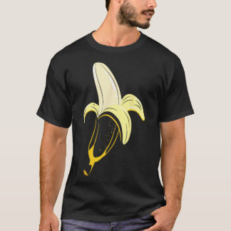 Geschältes Bananenkostüm Niedlich leicht Früchte H T-Shirt