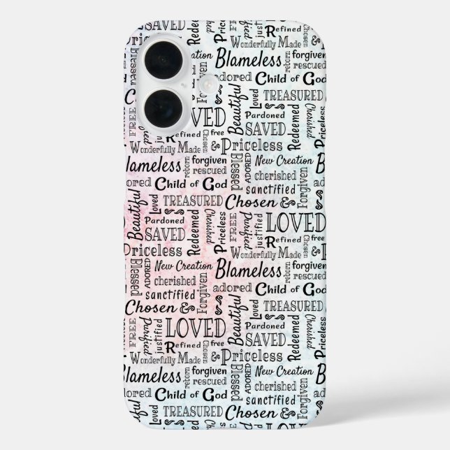 Geschätzte Christliche Worte der Bestätigung Case-Mate iPhone Hülle (Rückseite)