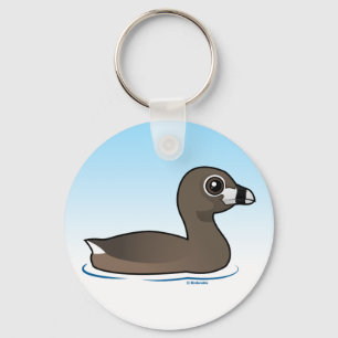 Gescheckt-berechneter Grebe Schlüsselanhänger
