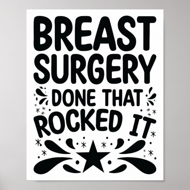 Geschehen - Brustkrebs-Überlebende Operation Poster (Vorne)