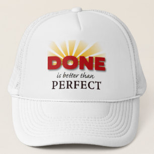 Geschehen ist besser als perfekt truckerkappe