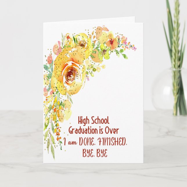 Geschehen mit High School verschiedene Art von Dan Dankeskarte (Vorderseite)