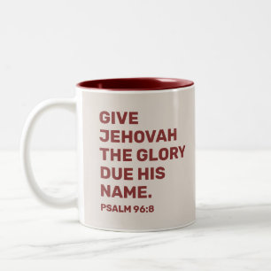 Geschenk 2025   JW-Tasse Zweifarbige Tasse