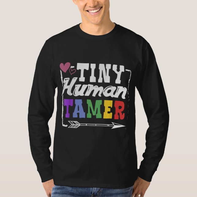 Geschenk 4 Lehrer oder Eltern winziges menschliche T-Shirt (Vorderseite)