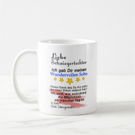 Geschenk an die Schwiegertochter Kaffeetasse