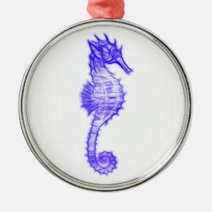 Geschenk an Meeressäugetiere Silbernes Ornament