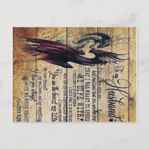 Geschenk an meinen Ehemann, Liebeszitate Brief Ankündigungspostkarte