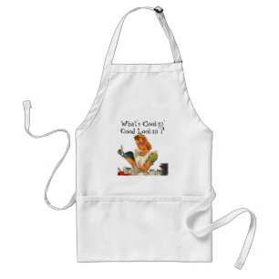 Geschenk Apron What's Cookin Good Lookin Retro Vin Schürze