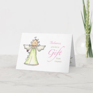 Geschenk aus dem Himmel, Adoption Jahrestag Indivi Karte