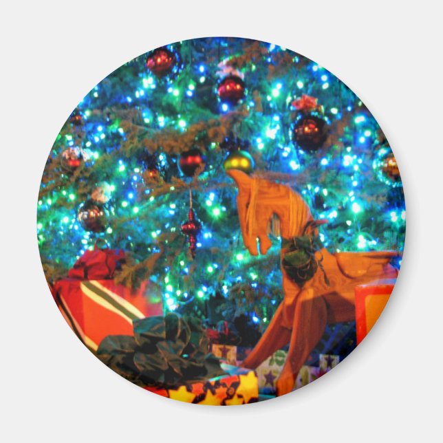 Geschenk-Baum 1 Magnet (Vorne)