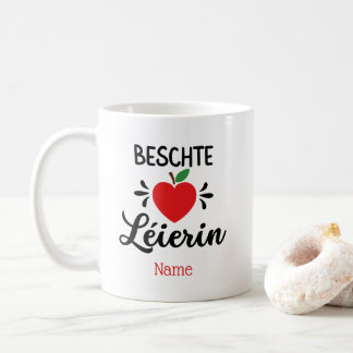 Geschenk "Beschule Leierin" Kaffeetasse