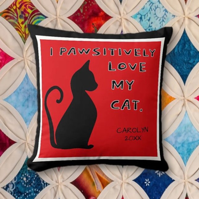 Geschenk!Cat Lover's niedliches Cutom Throw Kissen (Von Creator hochgeladen)