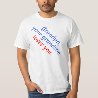 Geschenk: Dein Enkel liebt Dich - Opa T-Shirt