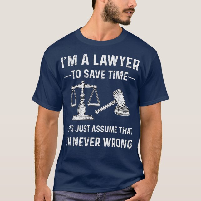 Geschenk der Anwaltsanwaltskanzlei T-Shirt (Vorderseite)
